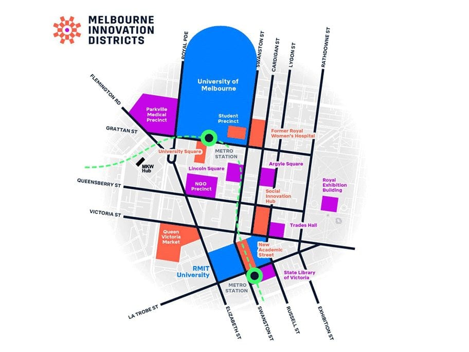 Register for the Melbourne Innovation Districts Forum at Melbourne Knowledge Week 2019
